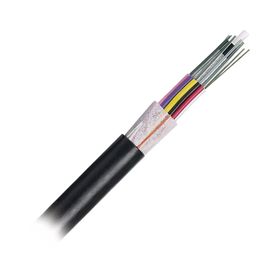 cable de fibra óptica 6 hilos osp planta externa no armada dieléctrica mdpe polietileno de media densidad multimodo om3 50125 o