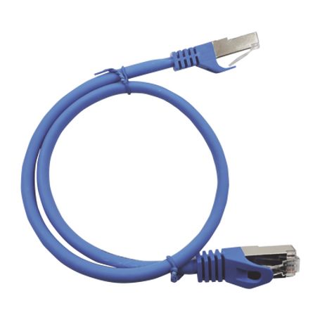 Patch Cord Cat6a 10g Blindado 3.0m ( 9.84 Ft ) Azul