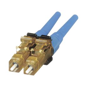 conector de fibra óptica lc duplex opticam monomodo 9125 os2 prepulido color azul182631