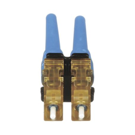 Conector De Fibra Óptica Lc Duplex Opticam Monomodo 9/125 Os2 Prepulido Color Azul
