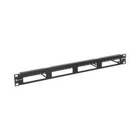 patch panel max modular vacio de 24 puertos plano 1ur 135767