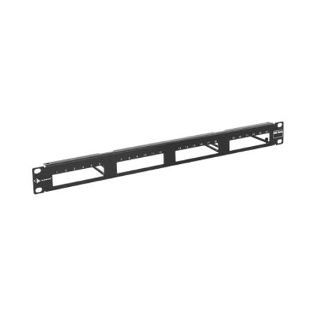 Patch Panel Max Modular (vacio) De 24 Puertos Plano 1ur 