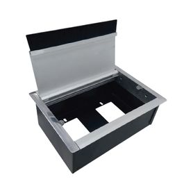 caja universal vacia de 2 módulos para instalación en escritorio voz datos video contactos eléctricos no incluye accesorios1835