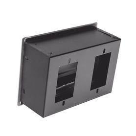 caja universal vacia de 2 módulos para instalación en escritorio voz datos video contactos eléctricos no incluye accesorios1835
