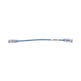 cable de parcheo tx6 utp cat6 diámetro reducido 28awg color azul 8in 202cm180115
