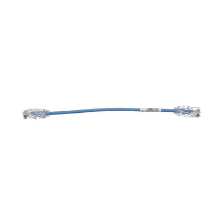 Cable De Parcheo Tx6 Utp Cat6 Diámetro Reducido (28awg) Color Azul 8in (20.2cm)