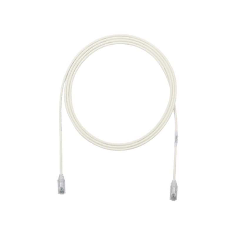Cable De Parcheo Tx6 Utp Cat6 Diámetro Reducido (28awg) Color Blanco Mate 3ft 