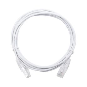 cable de parcheo slim utp cat6  3 m blanco diámetro reducido 28 awg171104