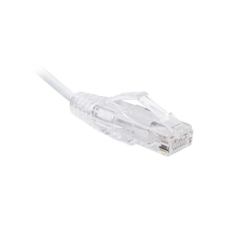 Cable De Parcheo Slim Utp Cat6  3 M Blanco Diámetro Reducido (28 Awg)
