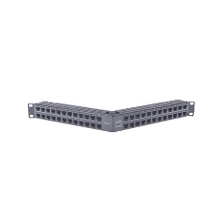 patch panel zmax de 48 puertos blindado modular vacio angulado 1ur135741