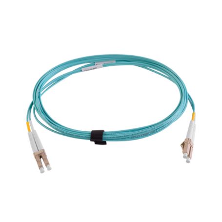 jumper de fibra óptica multimodo 50125 xglo om3 lclc duplex ofnr color aqua 3 metros135777