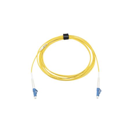 jumper de fibra óptica monomodo os2 xglo riser lcupclcupc simplex onfr color amarillo 3 metros