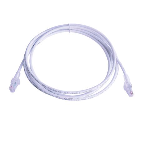 patch cord mc6 modular cat6 utp cmls0h 10ft color blanco versión bulk sin empaque individual