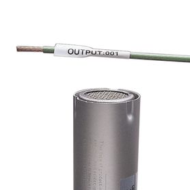 casete de etiquetas de poliolefina de cinta continua tubo termocontráctil 86 mm de ancho 24 m de largo para cables de 15 a 48 m