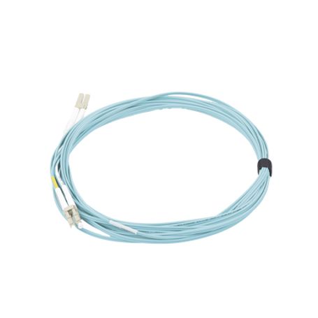 Jumper De Fibra Óptica Multimodo 50/125 Xglo Om3 Lclc Duplex Ofnr Color Aqua 7 Metros