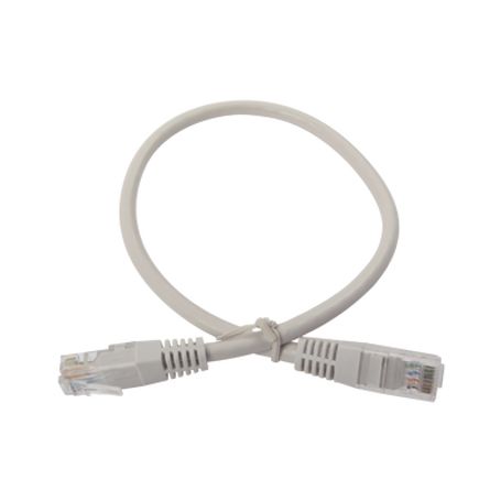 cable de parcheo utp cruzado cat6 04 m  gris