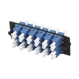 placa acopladora de fibra optica fap con 12 conectores lc duplex 24 fibras para fibra monomodo os1os2 color azul182861