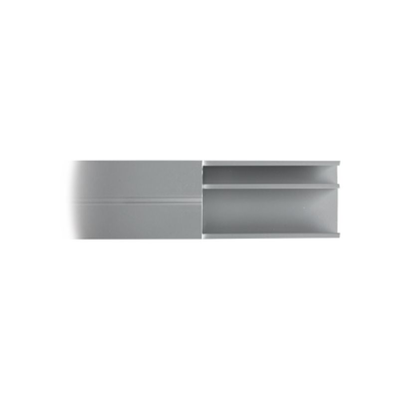 Canaleta De Aluminio Linea X Color Blanco 53 X 1466 Mm Tramo De 2 Metros