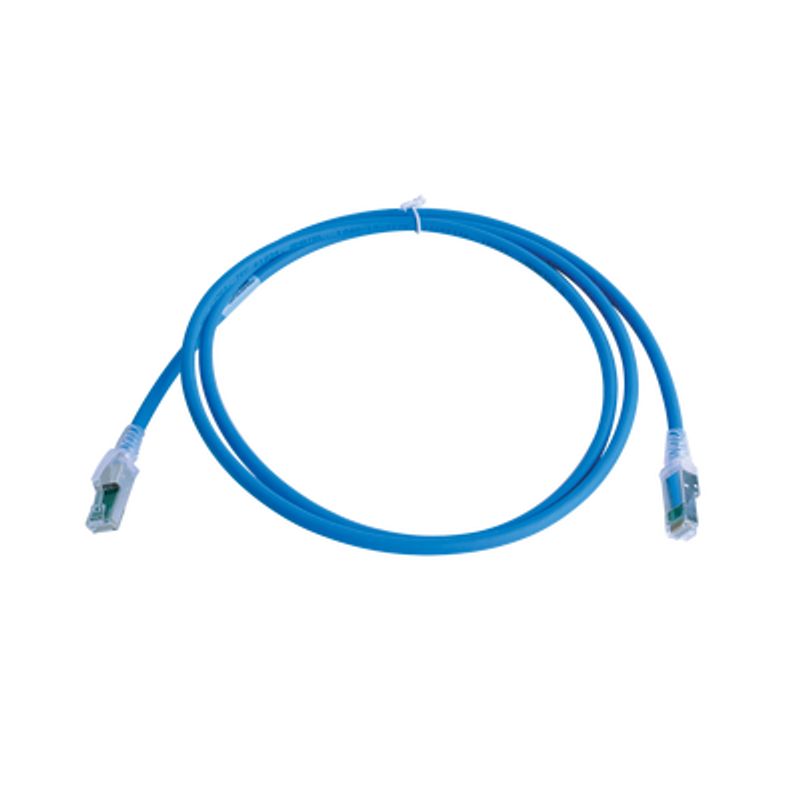 Patch Cord Zmax Cat6a S/ftp Cm/ls0h 5ft Color Azul Versión Bulk (sin Empaque Individual)