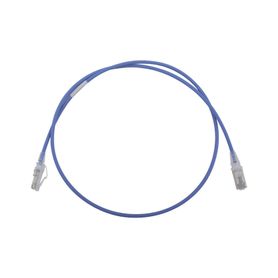 patch cord mc6 modular cat6 utp cmls0h 3ft color azul diámetro reducido 28awg89868