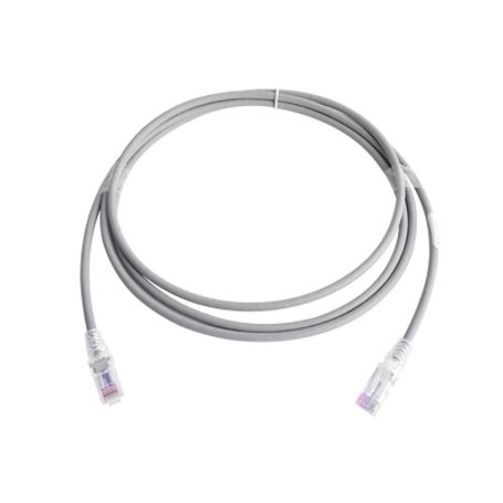 patch cord mc6 modular cat6 utp cmls0h 7ft color gris versión bulk sin empaque individual