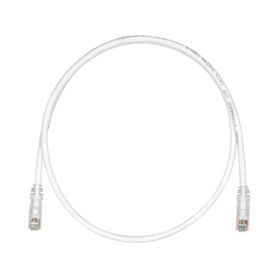 cable de parcheo tx6 utp cat6 24 awg cm color blanco mate 30ft