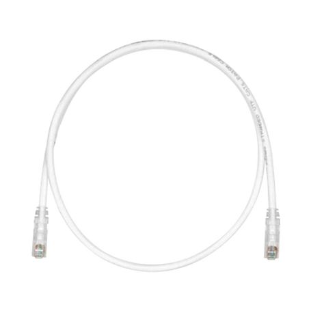 Cable De Parcheo Tx6 Utp Cat6 24 Awg Cm Color Blanco Mate 30ft