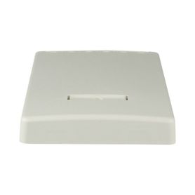 caja de montaje en superficie con accesorio para resguardo de fibra óptica para 6 módulos minicom color blanco mate178118