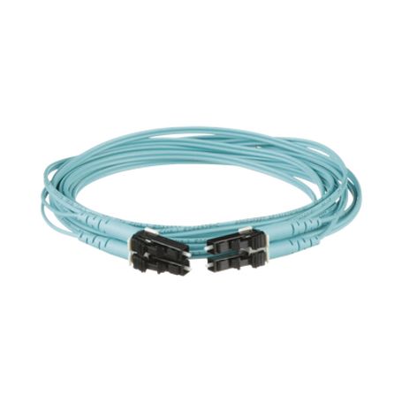 jumper de fibra optica multimodo 50125 om3 lclc duplex ofnr riser color aqua 9 metros182450