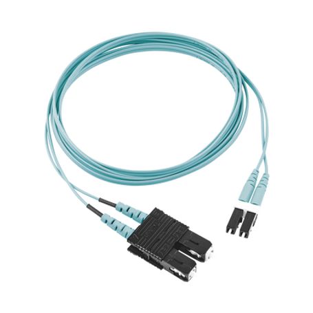 jumper de fibra optica multimodo 50125 om3 lcsc duplex ofnr riser color aqua 2 metros192465