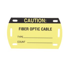 kit de 5 etiquetas autolaminadas para fibra óptica para uso interiorexterior dimensiones de 9042 x 5232 mm color negro con amar