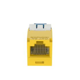 conector jack rj45 estilo tg minicom categoria 6a de 8 posiciones y 8 cables color amarillo177977