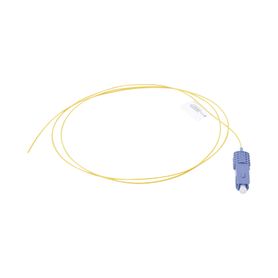 pigtail de fibra óptica scupc simplex monomodo os1os2 xglo ofnr color amarillo 1 metro