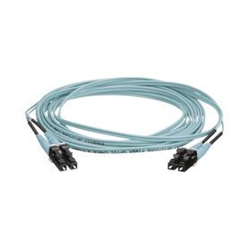 jumper de fibra optica multimodo 50125 om4 lclc duplex ofnr riser color aqua 9 metros