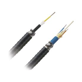 cable de fibra óptica de 12 hilos multimodo om4 50125 optimizada interiorexterior armada loose tube 250um ofcr riser precio por