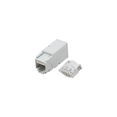 conector para patch panel zmax utp cat6a versión bulk sin empaque individual