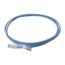 patch cord skinny cat6a blindado sftp 7ft diámetro reducido 28 awg color azul158071