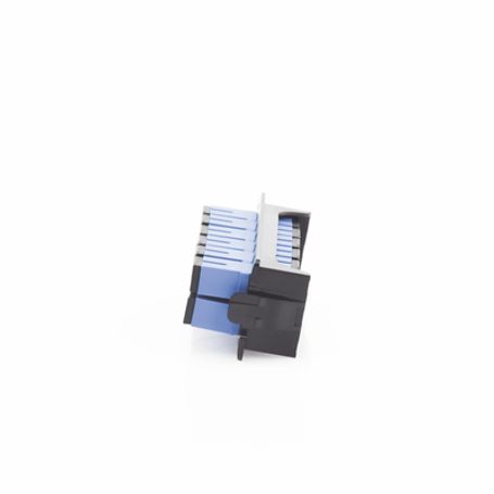Placa Acopladora Para Distribuidor De Fibra Óptica Lpodf8024 Incluye 12 Acopladores Sc Simplex Para Fibra Monomodo (12 Fibras)
