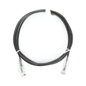 cable de parcheo slim utp cat6  15 m negro diámetro reducido 28 awg189689