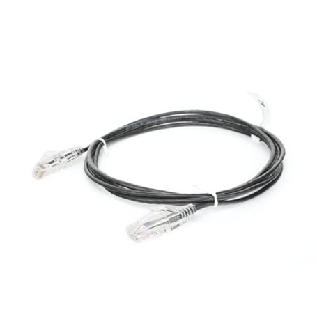 Cable De Parcheo Slim Utp Cat6  1.5 M Negro Diámetro Reducido (28 Awg)
