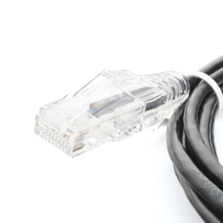 Cable De Parcheo Slim Utp Cat6  1.5 M Negro Diámetro Reducido (28 Awg)