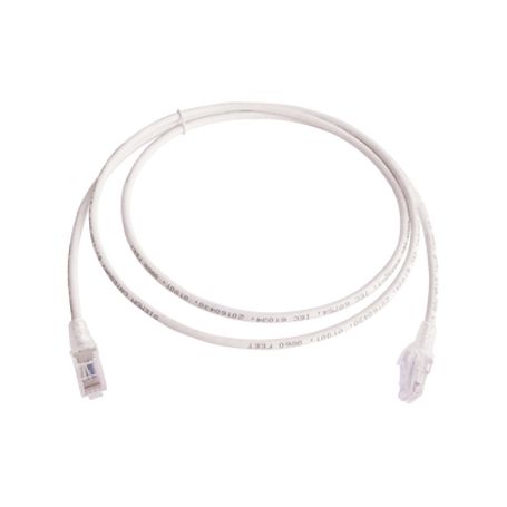 patch cord mc6 modular cat6 utp cmls0h 5ft color blanco versión bulk sin empaque individual