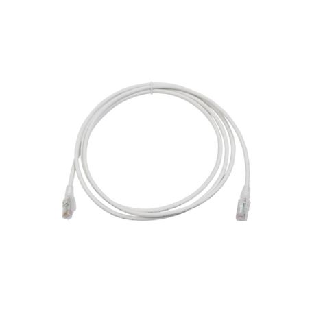 patch cord mc6 modular cat6 utp cmls0h 7ft color blanco versión bulk sin empaque individual