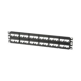 panel de parcheo modular minicom sin conectores plano sin blindaje de 48 puertos 2 ur178464