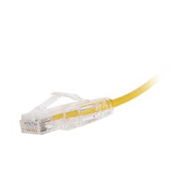 cable de parcheo slim utp cat6  30 cm amarillo diámetro reducido 28 awg183542