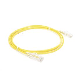 cable de parcheo slim utp cat6  1 metro amarillo diámetro reducido 28 awg189699
