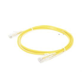 cable de parcheo slim utp cat6  1 metro amarillo diámetro reducido 28 awg189699