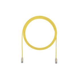 cable de parcheo tx6 utp cat6 diámetro reducido 28awg color amarillo 5ft 180059