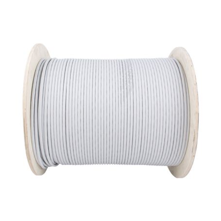 Bobina De Cable Blindado S/ftp De 4 Pares Cat7 Inmune A Ruido E Interferencias Lszh (bajo Humo Cero Halógenos) Color Gris Bobina
