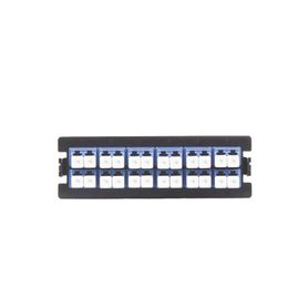 placa acopladora para distribuidor de fibra óptica lpodf8024 incluye 12 acopladores lc duplex para fibra monomodo198762